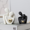 2PCS Couple Figurine Art Crafts