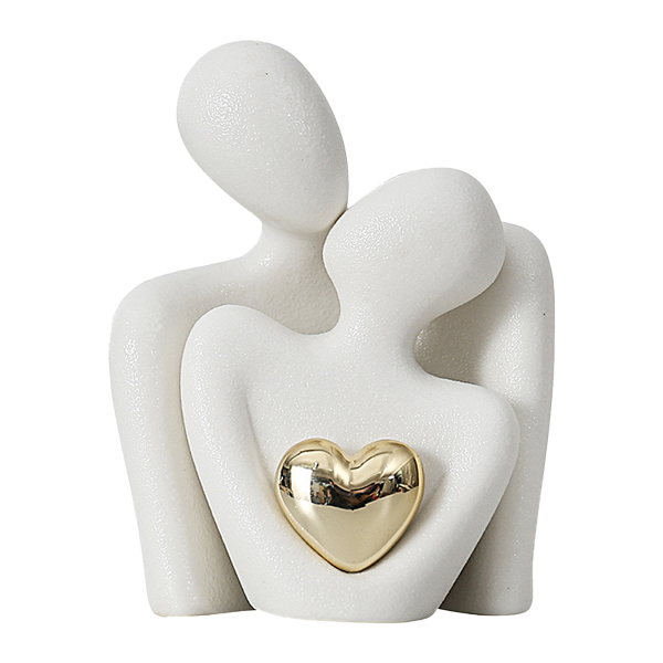 2PCS Couple Figurine Art Crafts
