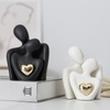2PCS Couple Figurine Art Crafts