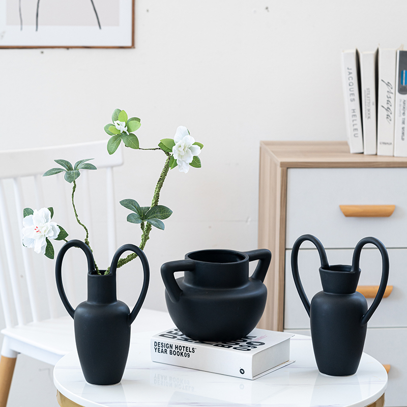 Directly Factory Production Ceramic Flower Pot Vase Home Decoration