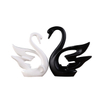 Black and white swan