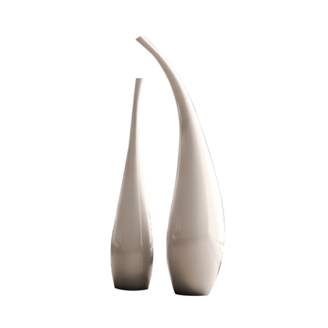 Long necked vase