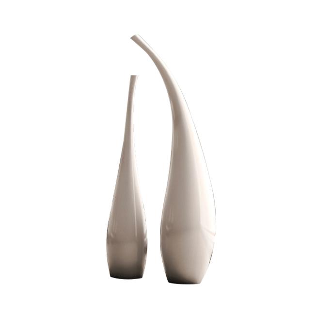 Long necked vase
