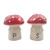 Mushrooms Ceramic Salt & Pepper Shakers