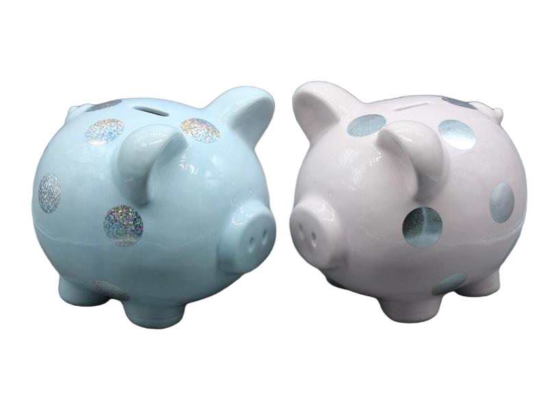 Factory Production Porcelain Pig Savings Bank Hot Sale Money Box