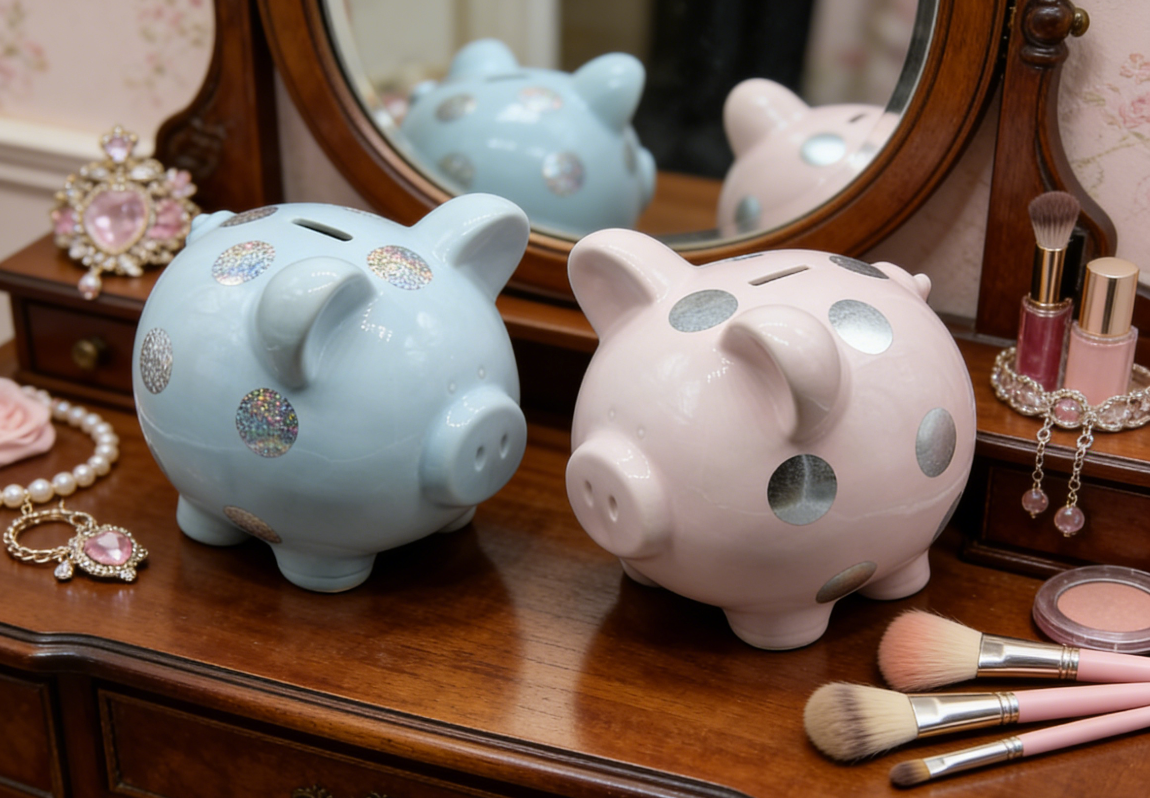 Factory Production Porcelain Pig Savings Bank Hot Sale Money Box