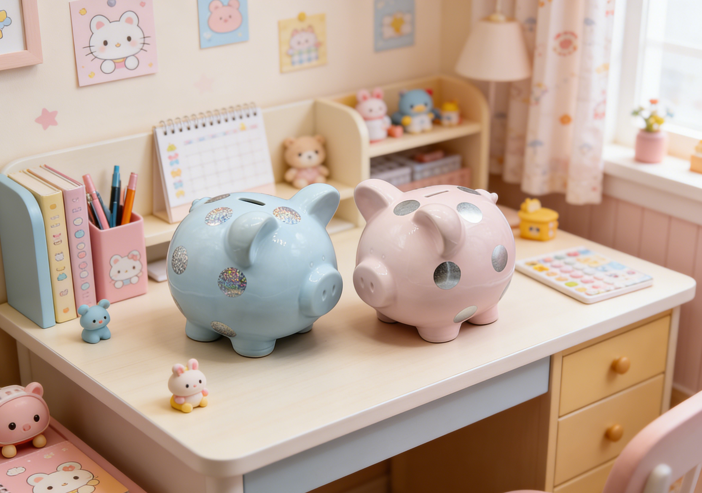 Factory Production Porcelain Pig Savings Bank Hot Sale Money Box